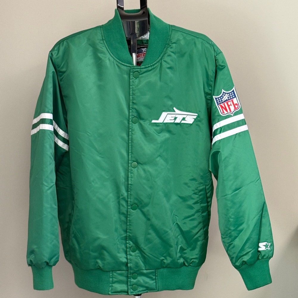 Starter Green NFL Bomber Jacket